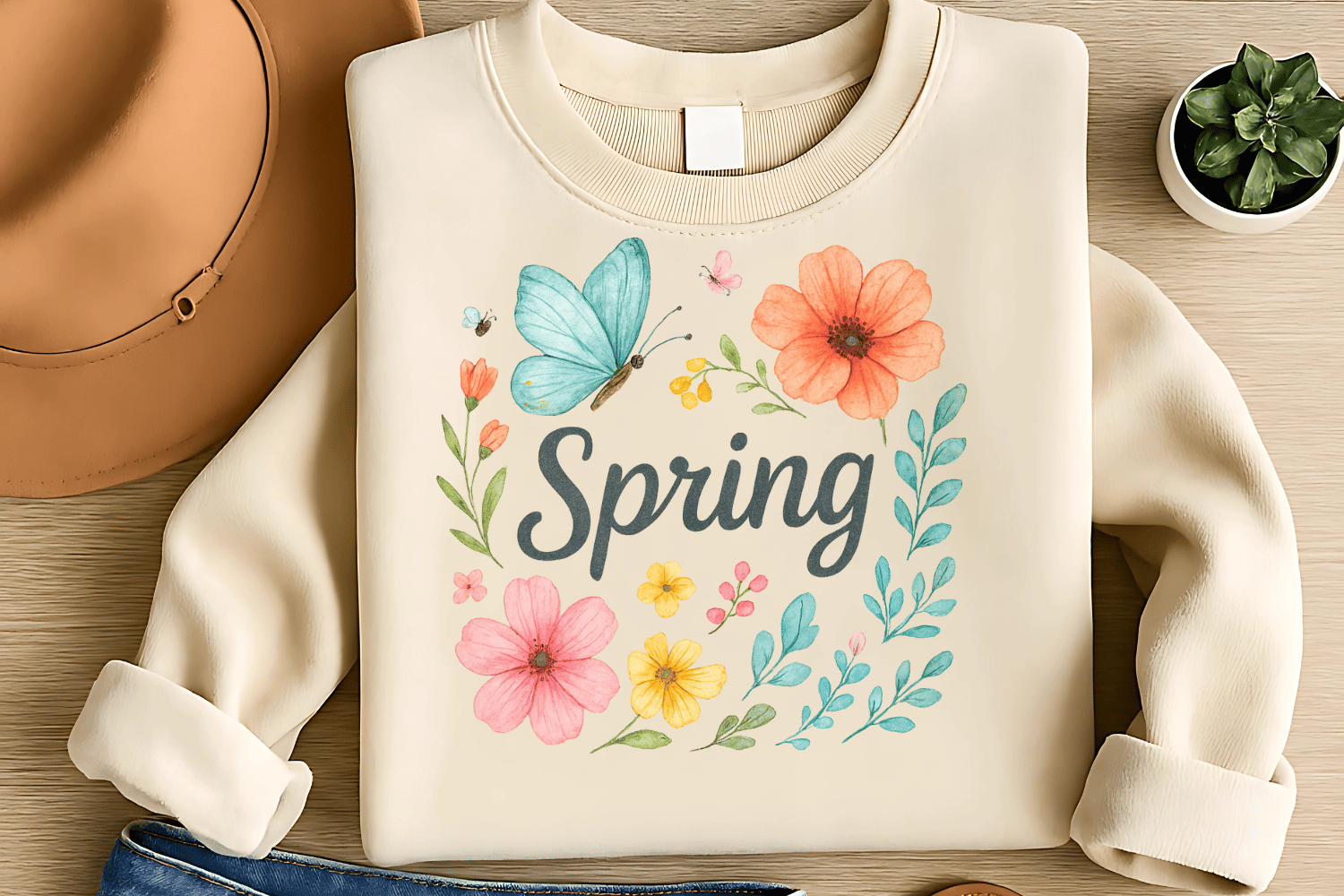 Spring Floral Sublimation PNG – Bright & Fresh Flower Clipart for T ...