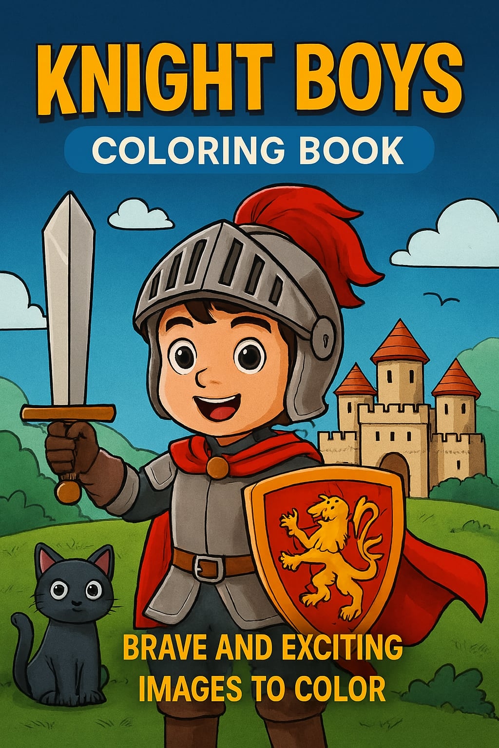 Knights Coloring Book Bundle