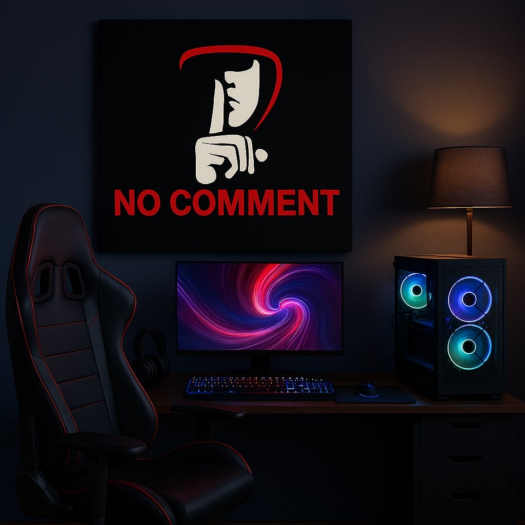 NO COMMENT: The Art of Saying Less Instant Download! Gaming Room