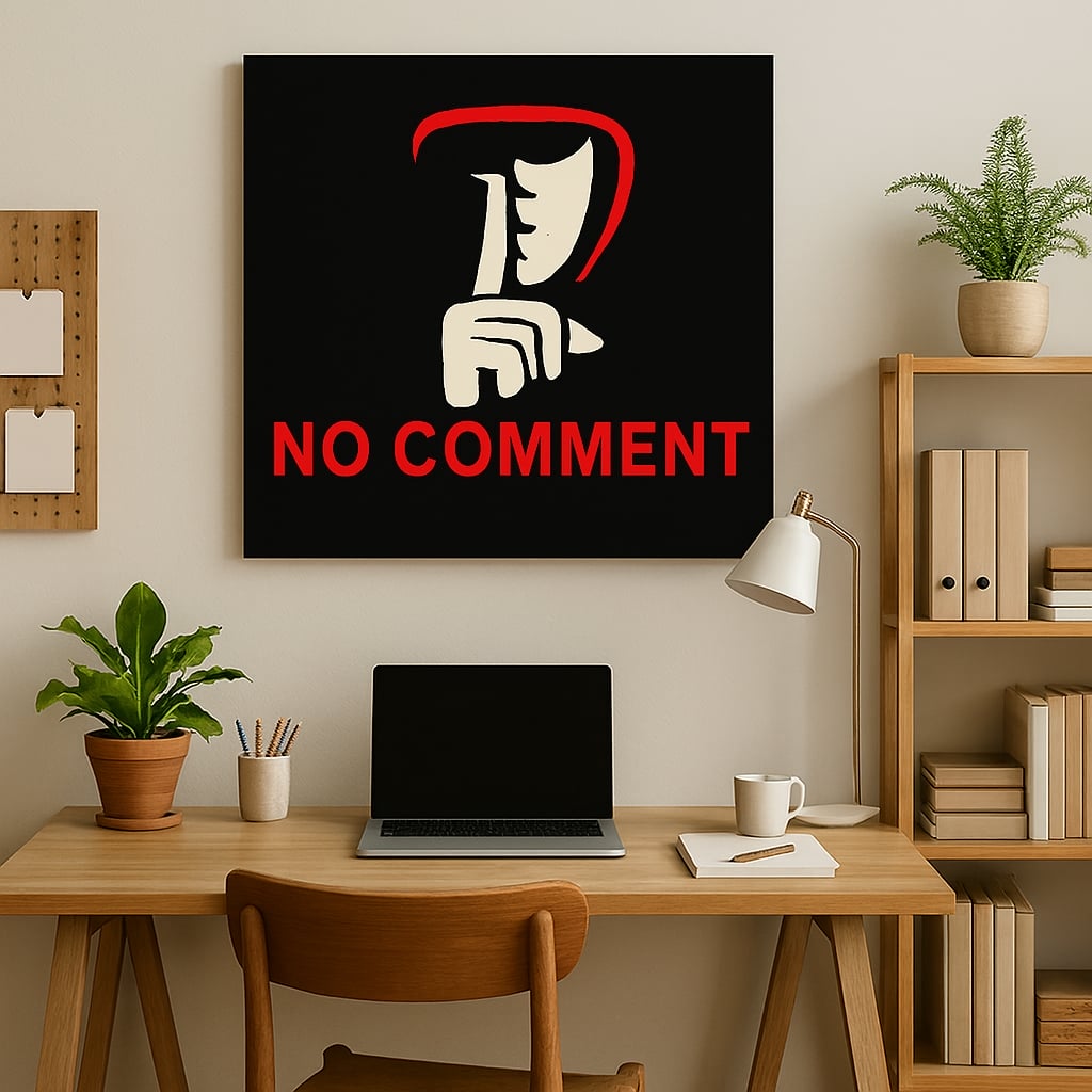 NO COMMENT: The Art of Saying Less Instant Download! Office