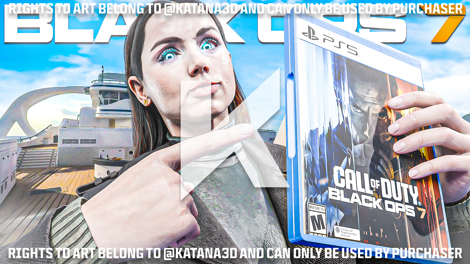Ps5 Cod Box COD/BO7 Thumbnail - PS5 Game Case (Text NO Text) - Payhip