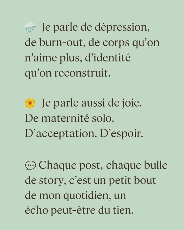 texte inspirant entrecorpsetracine parlant de dépression, burn-out, maternité solo, acceptation et espoir, illustration bien-être