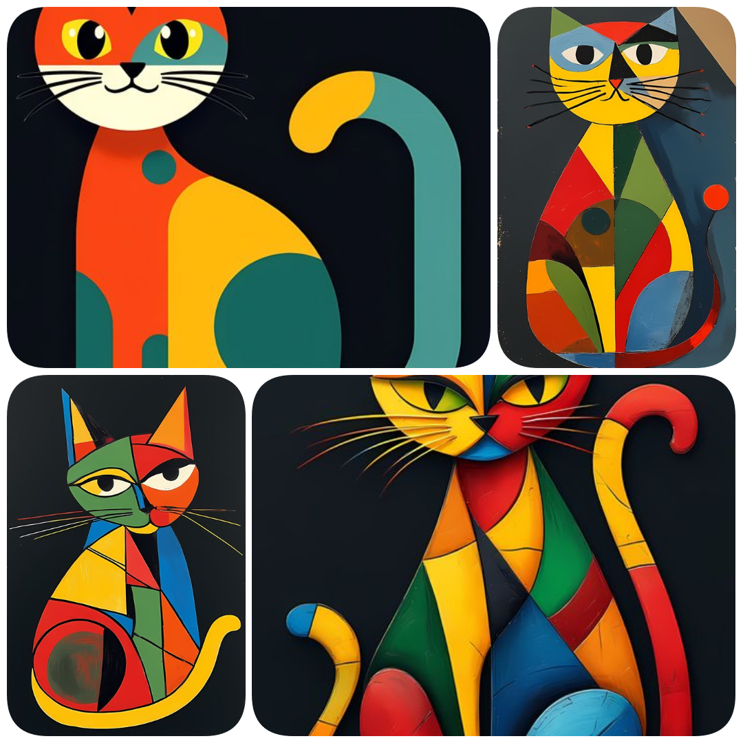 yellow animal art, geometric cat art, watercolor cows with sunflowers, abstract hadada ibis art, textured wolf painting, vector silhouette horses, watercolor cats teal background, abstract doberman art, colorful giraffes vector, cat basket art, animal dig