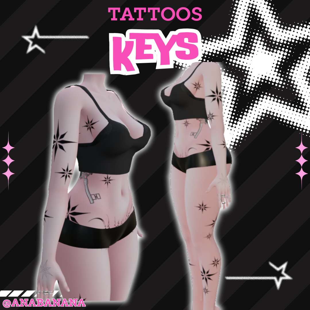 🔑 Keys Tatts | Vrbase Egirl