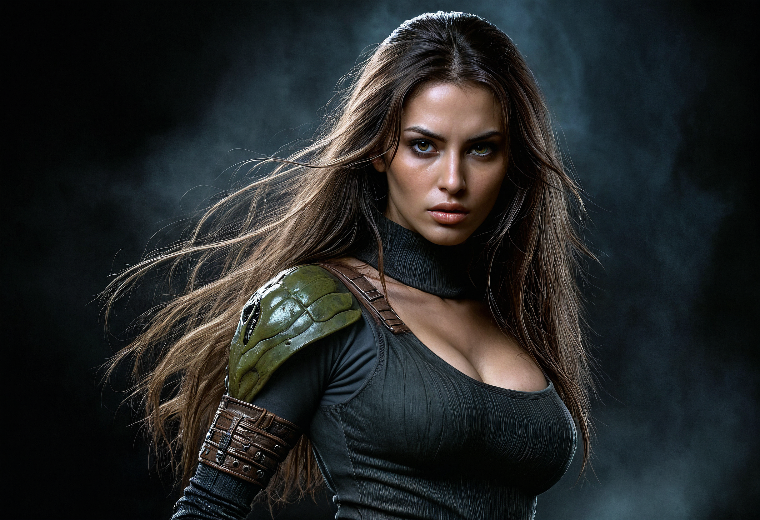 Colombian ninja women geared up for battle