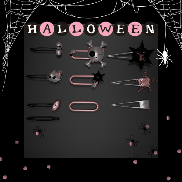 Hair Pins - Spooky
