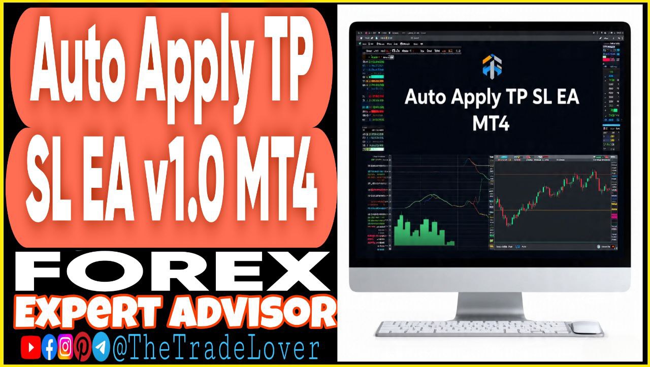 Auto Apply TP SL EA v1.0 MT4 (Works on Build 1441 ) | Forex Robot | MT4 Expert Advisor