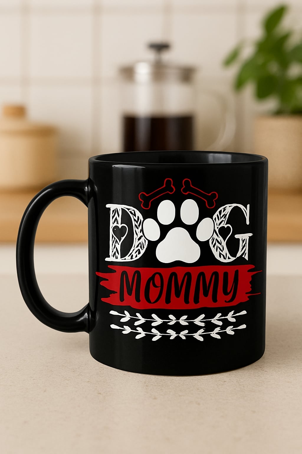Dog Mommy Printable Designs for Proud Pet Parents Mug
