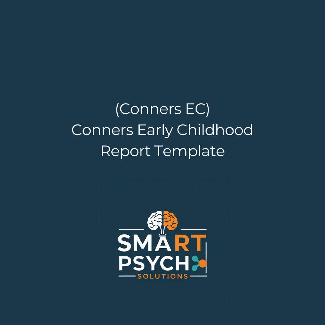 Conners EC - Conners Early Childhood report template