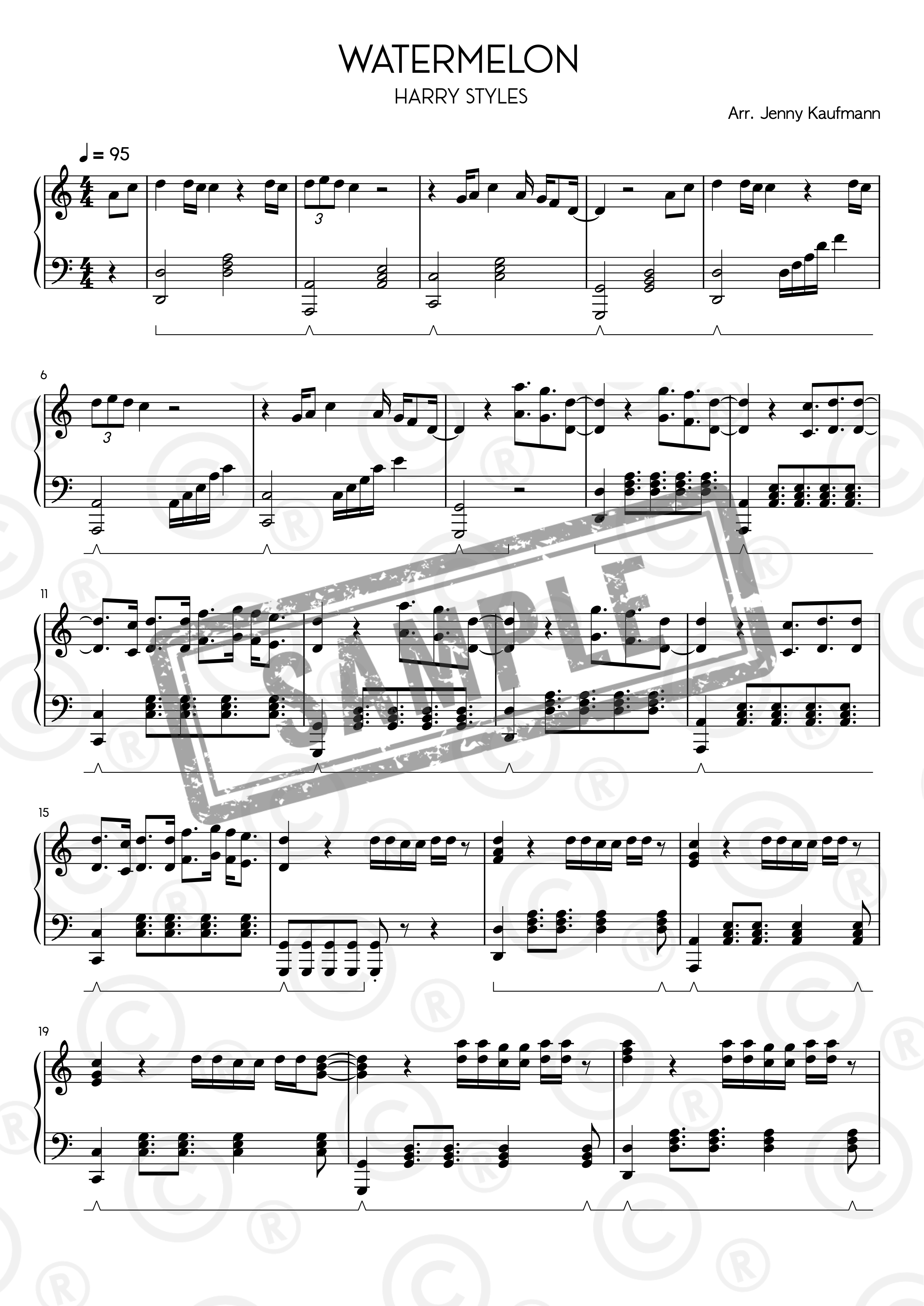 Watermelon Sugar Harry Styles Sheet Music Payhip Watermelon Sugar Harry Styles Sheet Music Payhip