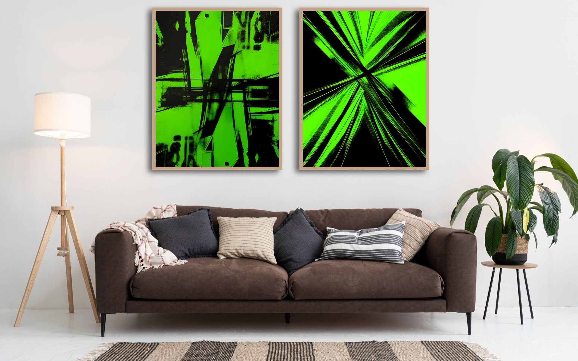 Abstract digital illustration with vibrant colors and modern style