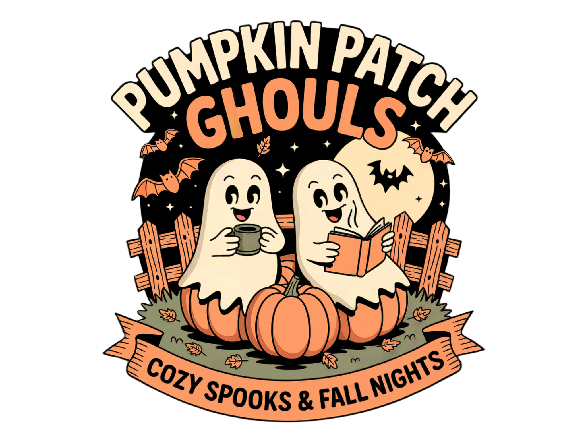 Pumpkin Patch Ghouls -Reading Book - Payhip