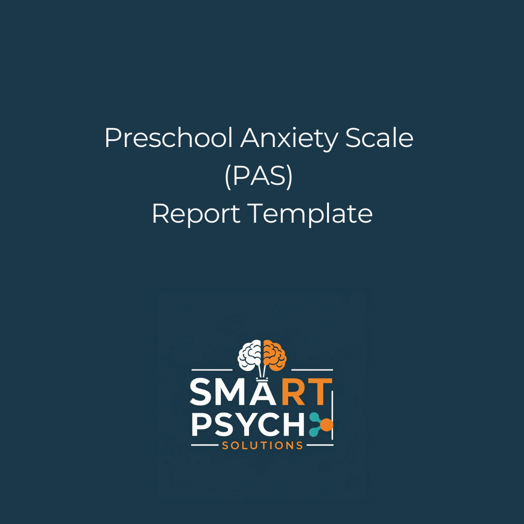 Pas Assessment.pdf Preschool Anxiety Scale (PAS) report template