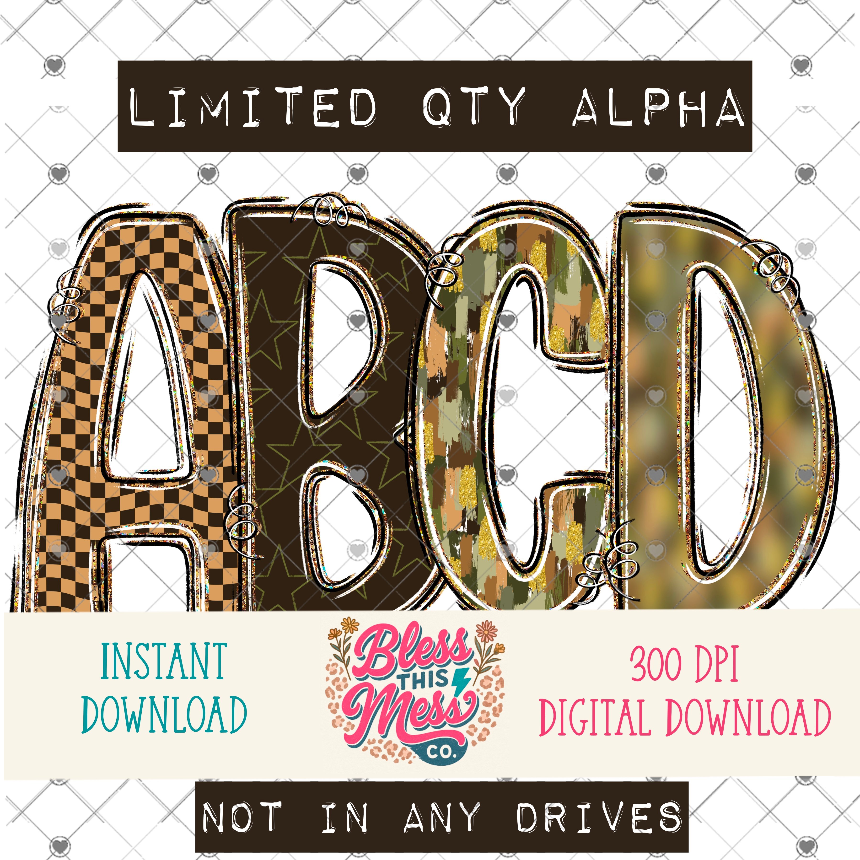 Limited Qty -Camo Glitz- Alpha Set - Payhip