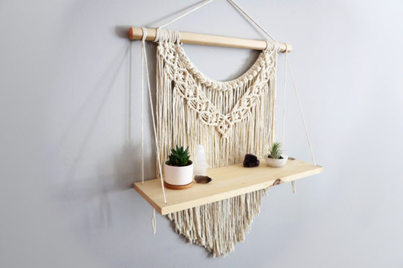 Macrame Shelf Wall Hanging video tutorial