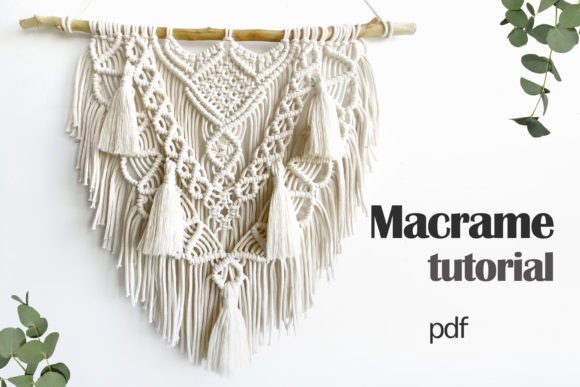 Macrame Boho Wall Hanging Pattern PDF