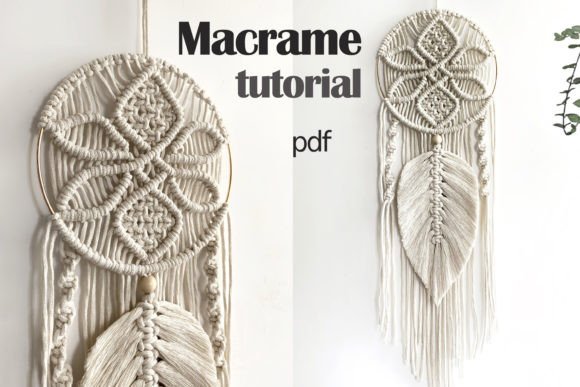Macrame Flower Wall Hanging Pattern PDF