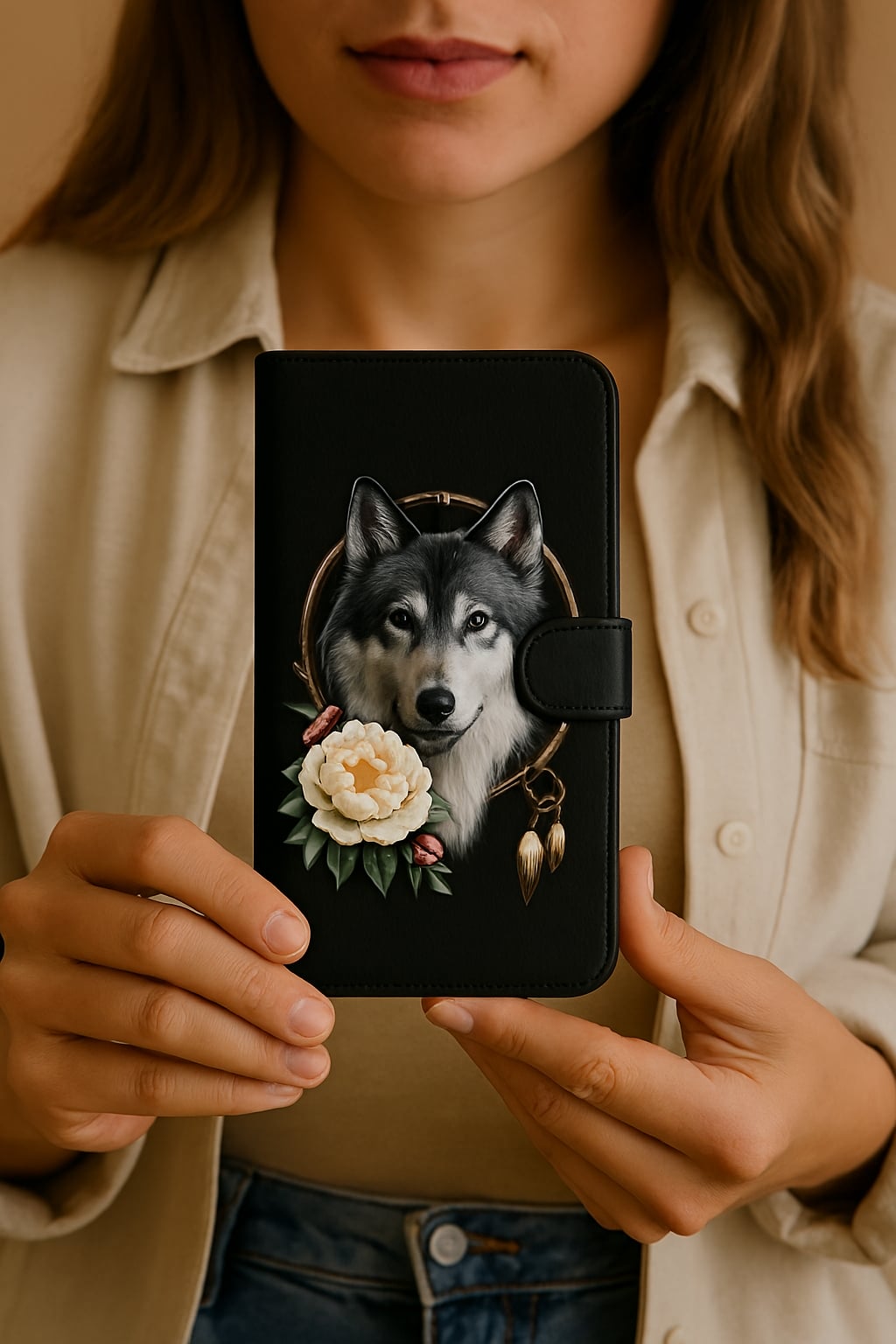 Trendy Printable Phone Case Designs Wolf Dream Catcher