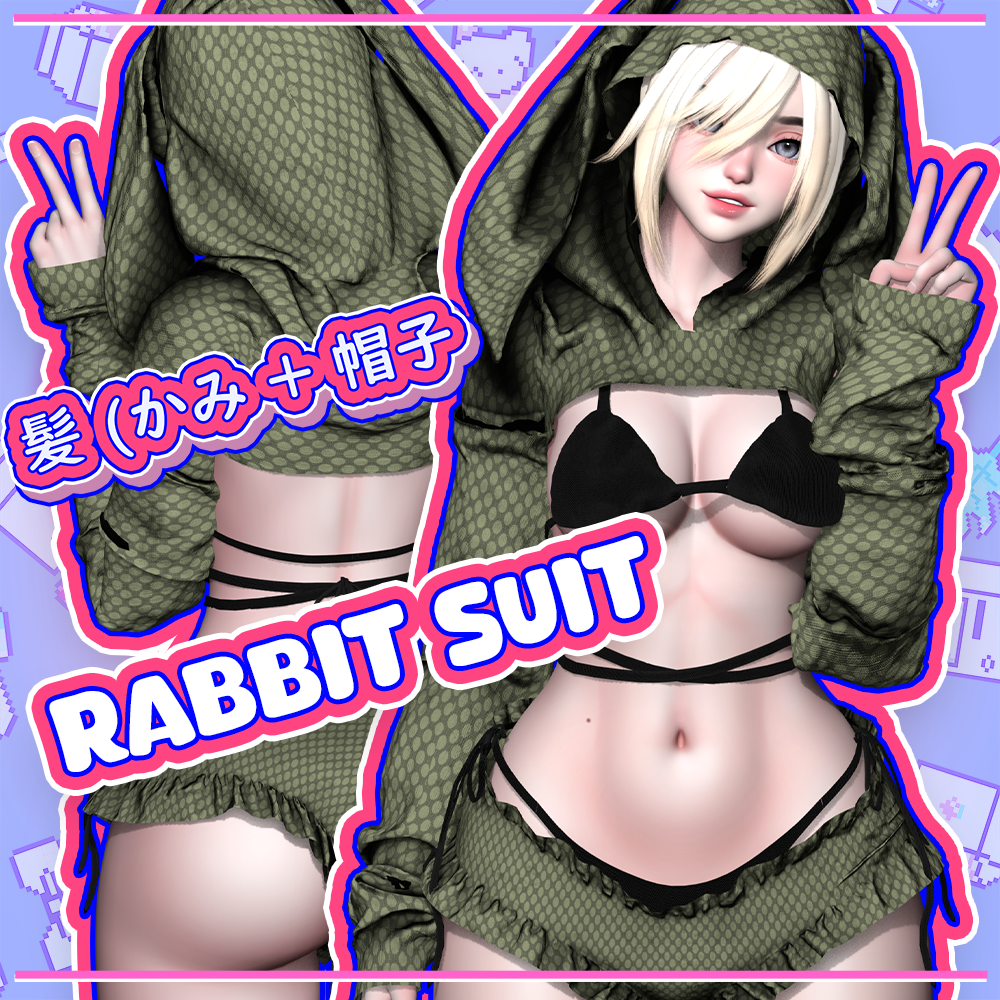 Rabbit Suit + Hair