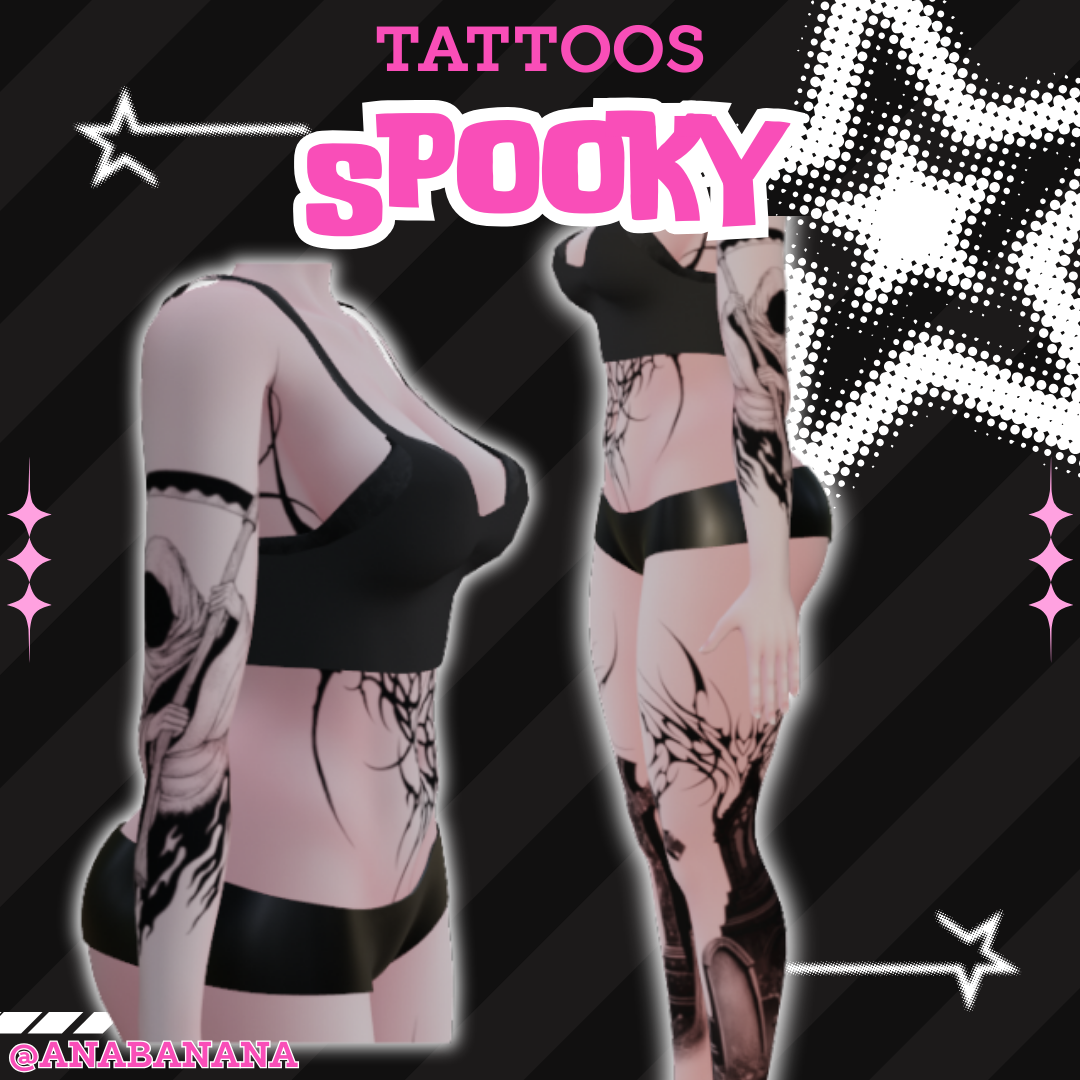💀 Spooky Tatts | Vrbase Egirl