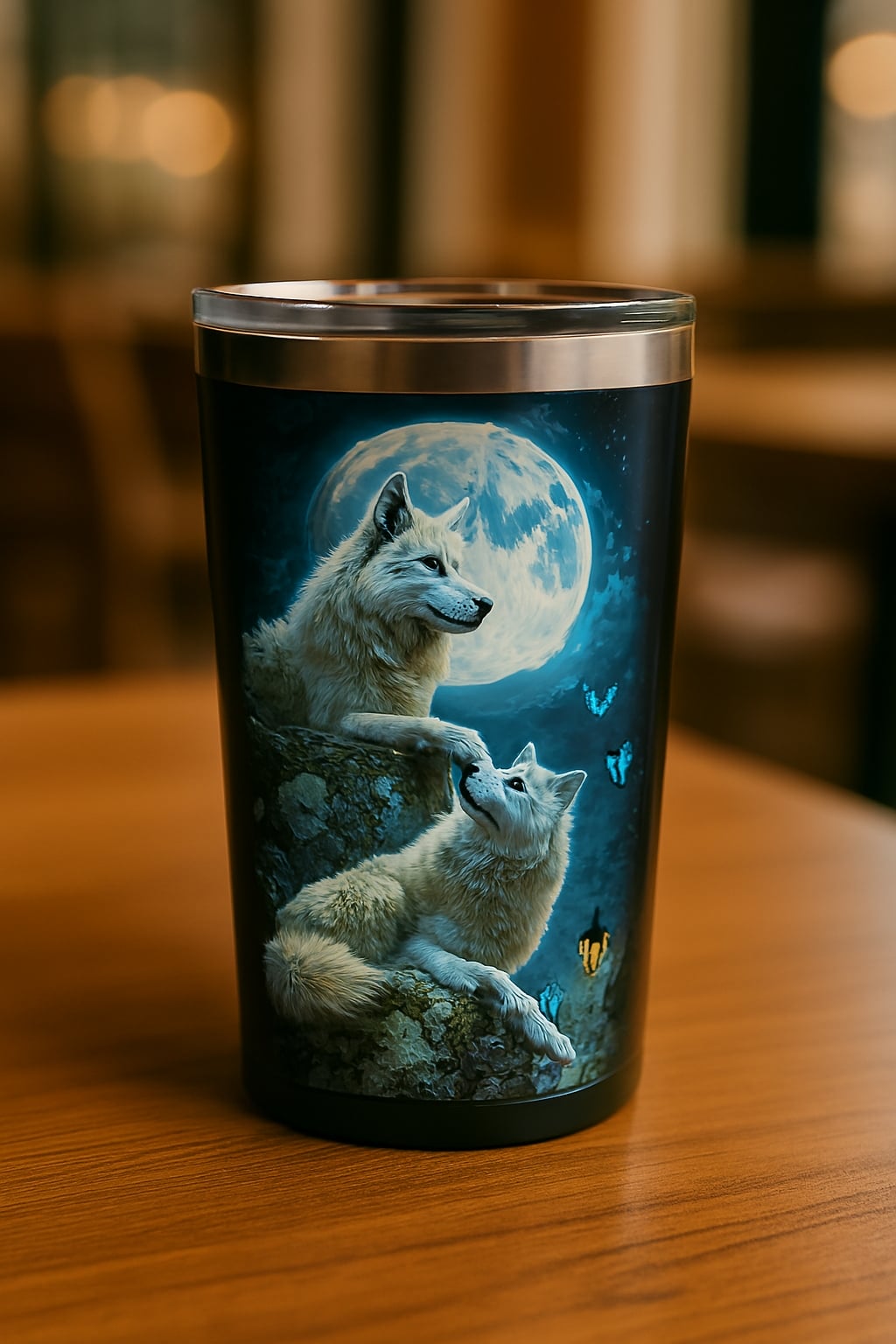 Make Every Sip Stylish with Printable Tumbler Art Dire Wolves
