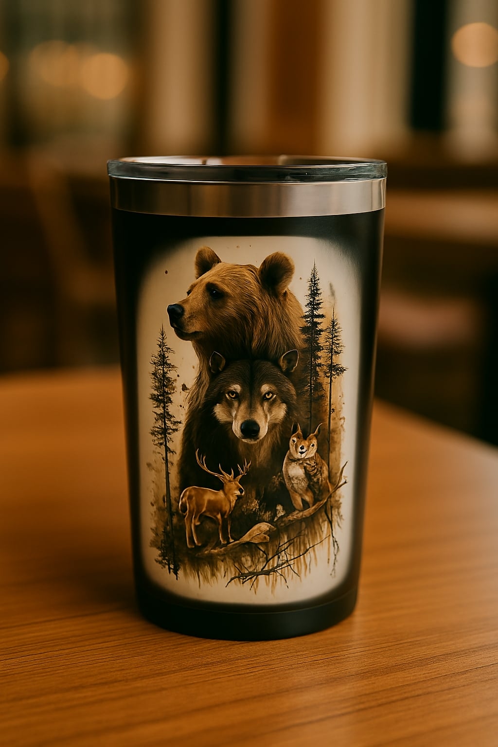 Make Every Sip Stylish with Printable Tumbler Art Wildlife