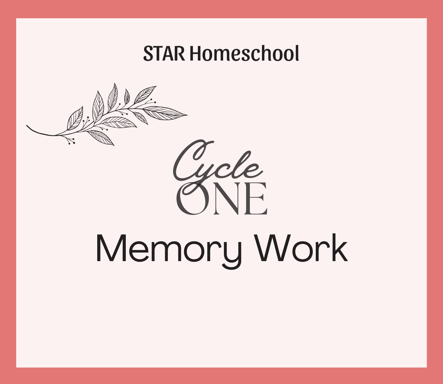 Cycle 1 Memory Work - Payhip