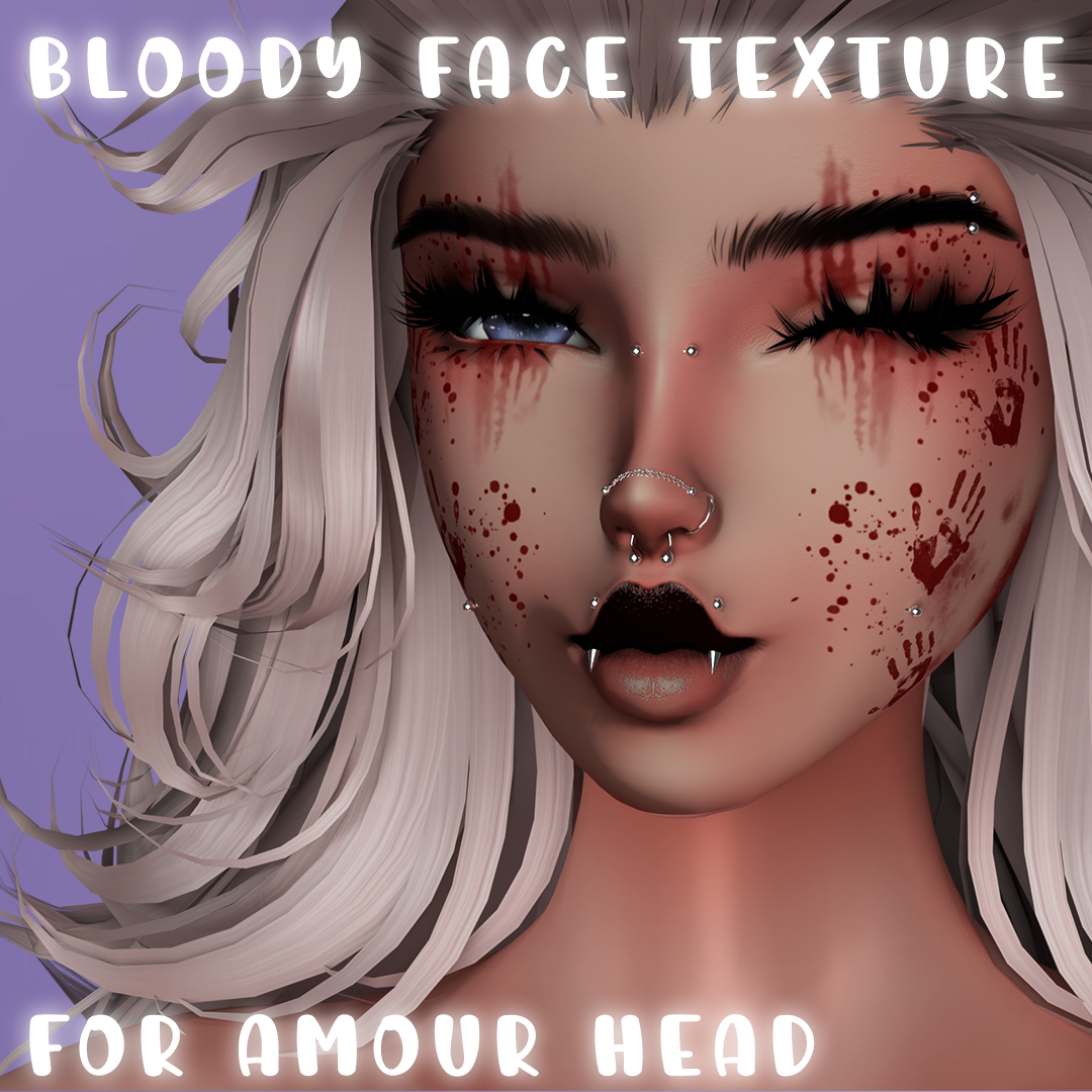 Bloody Face Texture (Amour Head)