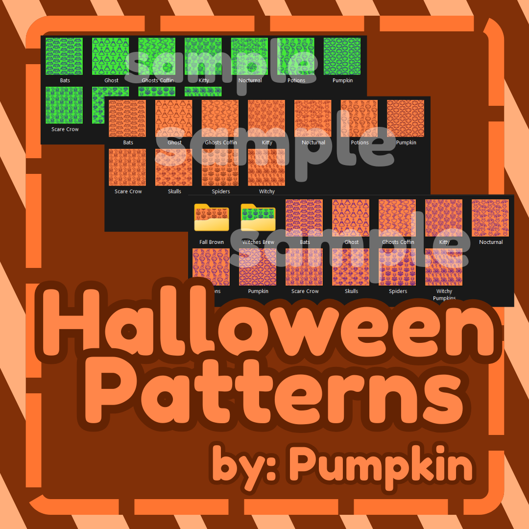 ₊°•.⸙͎۪۫Halloween Patterns⸙͎۪۫.•°₊