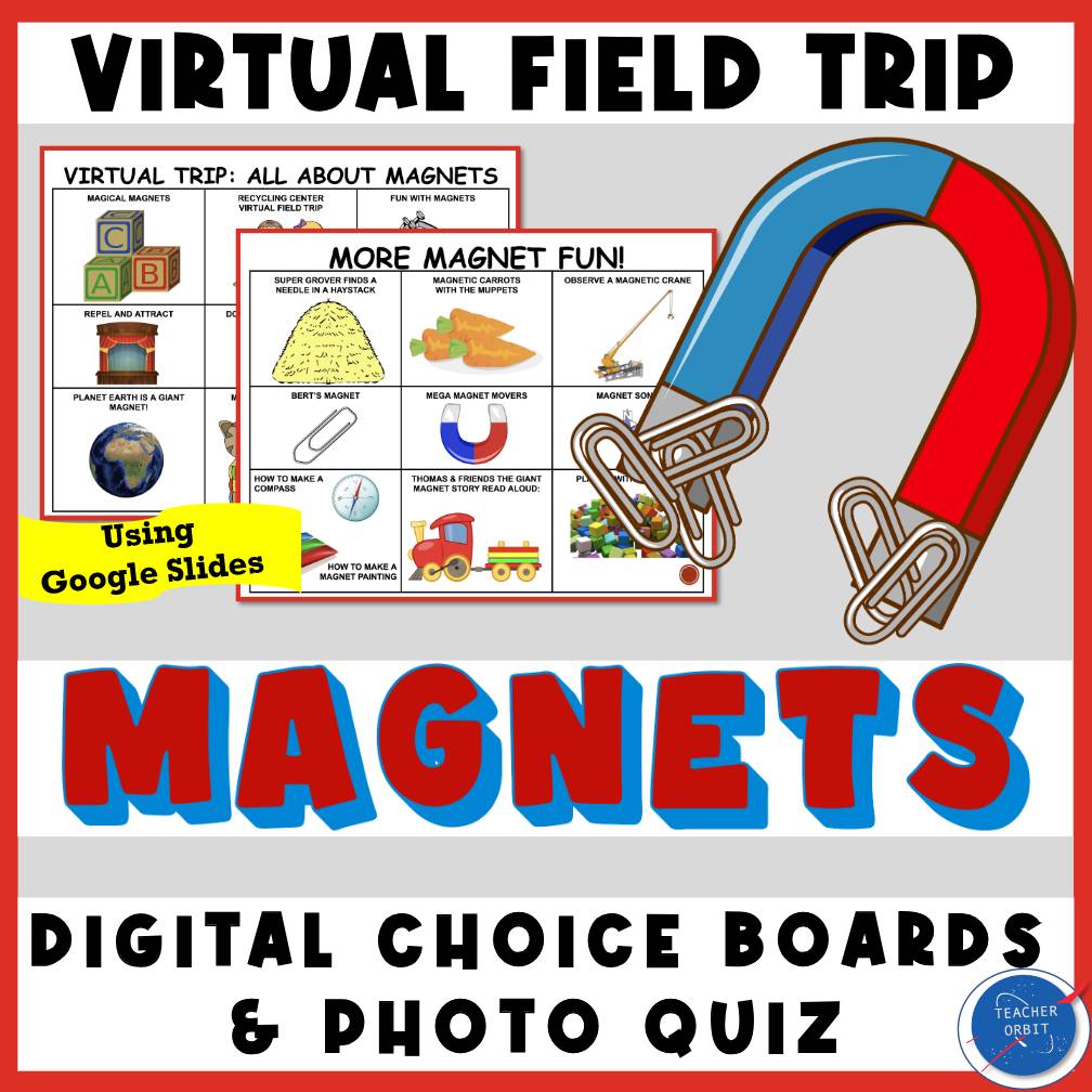 All About Magnets Virtual Field Trip Activity Science Digital Resource