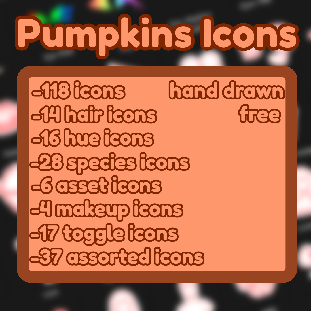 ☰｡˚◌⺌Pumpkins Icons⺌◌˚｡☰