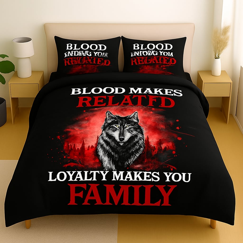 Nature-Inspired Bedding Prints — Cozy Meets Untamed Loyalty