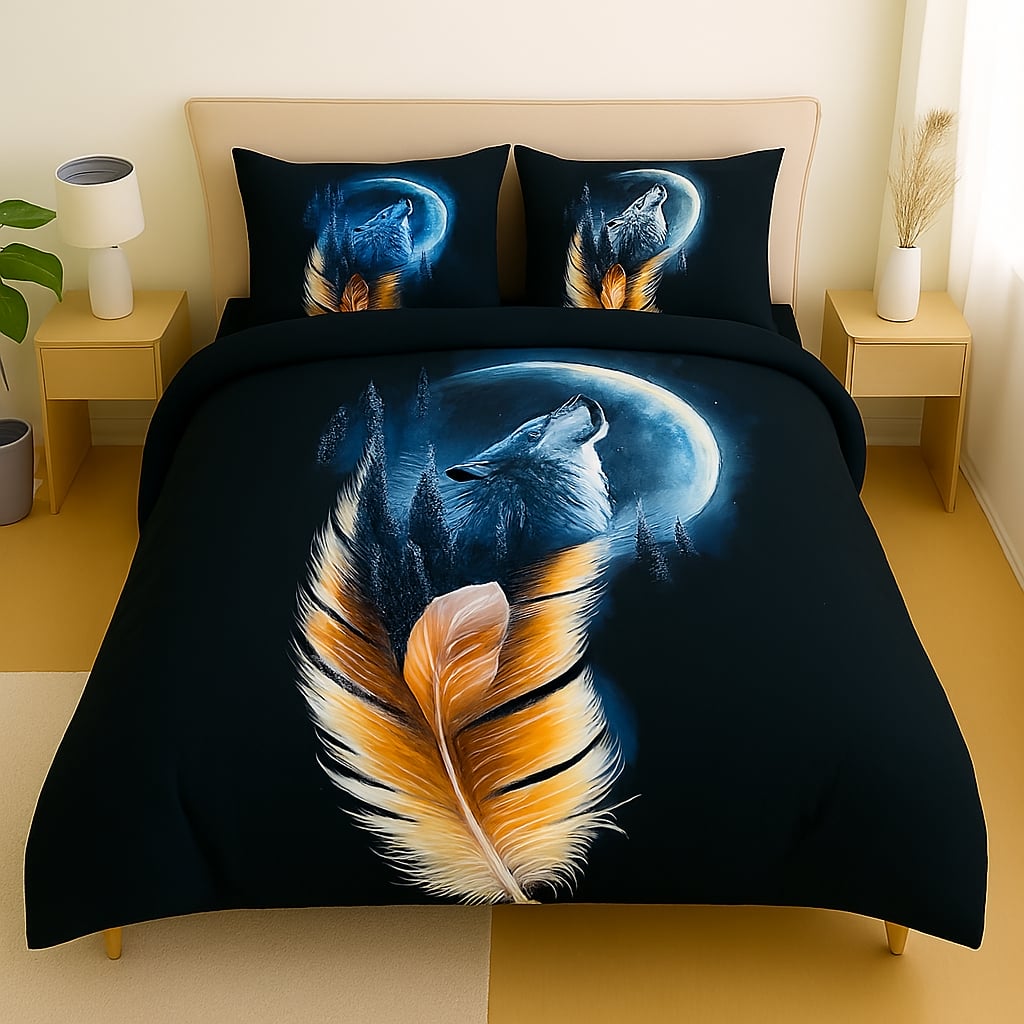 Nature-Inspired Bedding Prints — Cozy Meets Untamed Vision