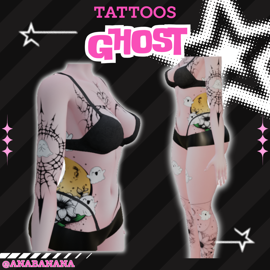 👻 Ghost Tatts | Vrbase Egirl