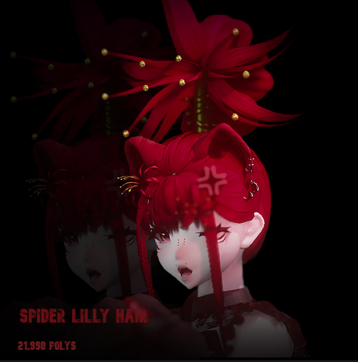spider lilly hair