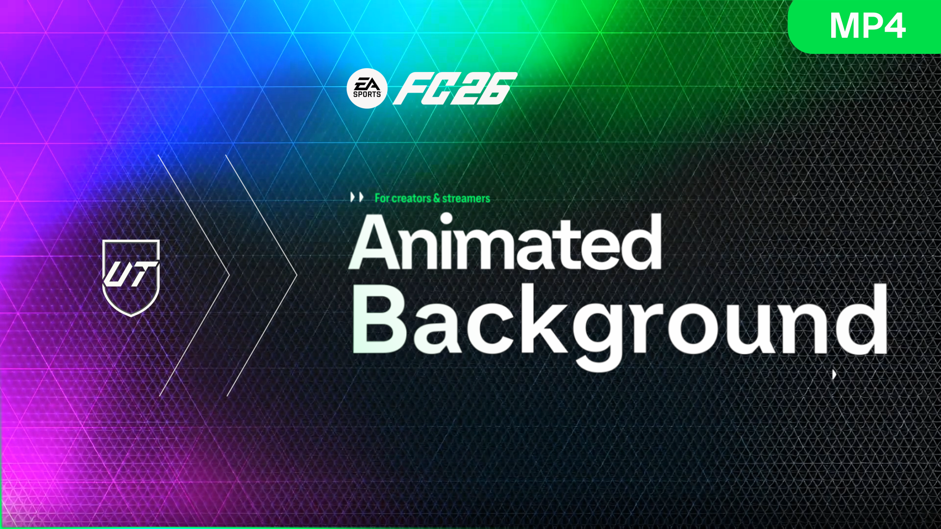 FC26 Animated Backgrounds – 10 Seamless 4K Loops (OBS Ready)