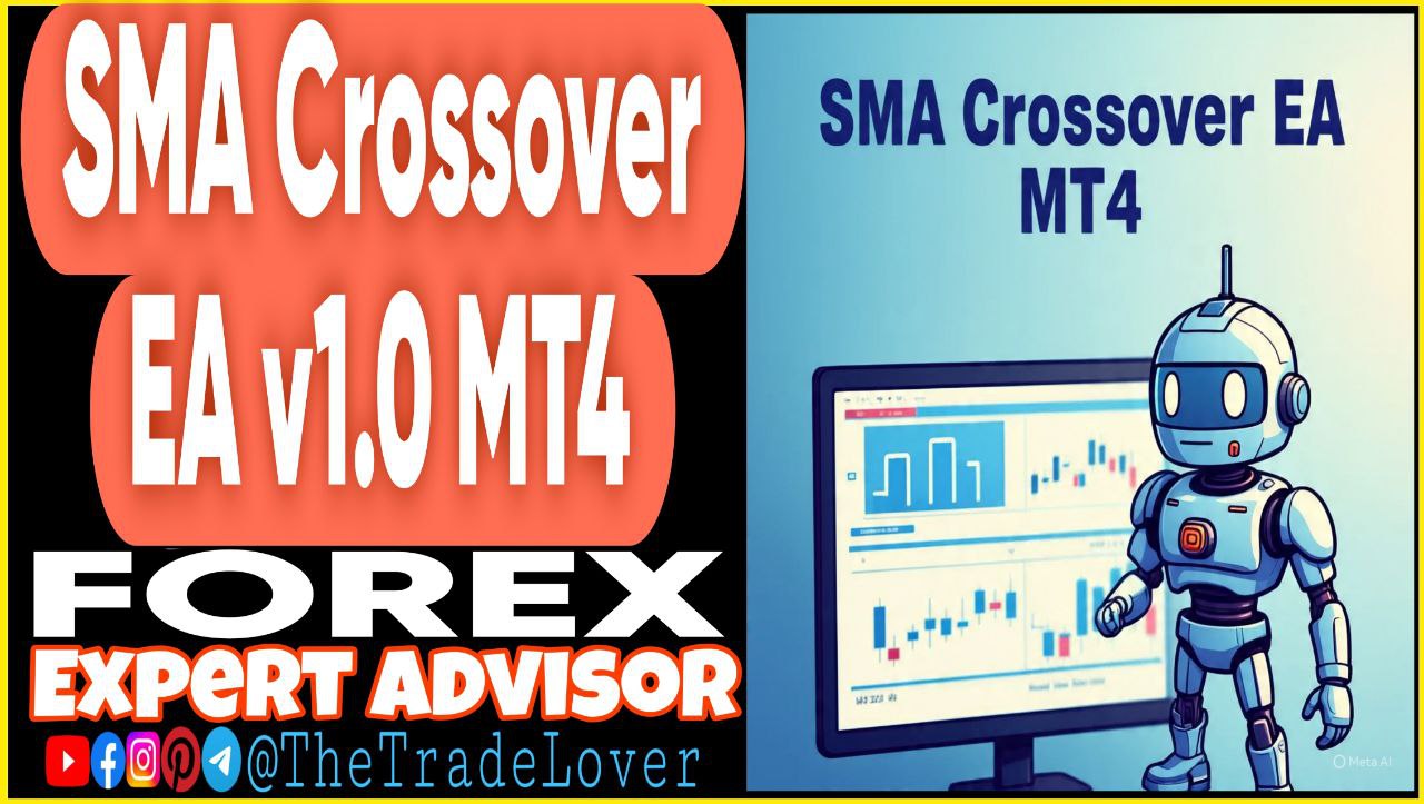 SMA Crossover EA v1.0 MQ4 Source Code (Works on Build 1441 ) | Forex Robot | MT4 Expert Advisor