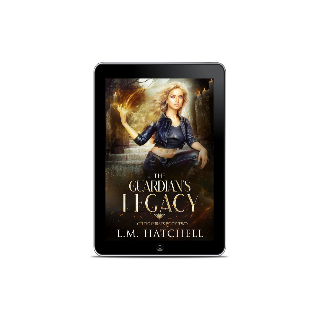 Ebook mockup of The Guardian's Legacy by L.M. Hatchell
