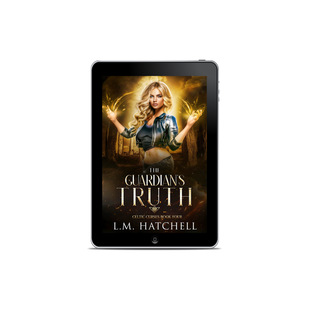 Ebook mockup of The Guardians Truth by L.M. Hatchell