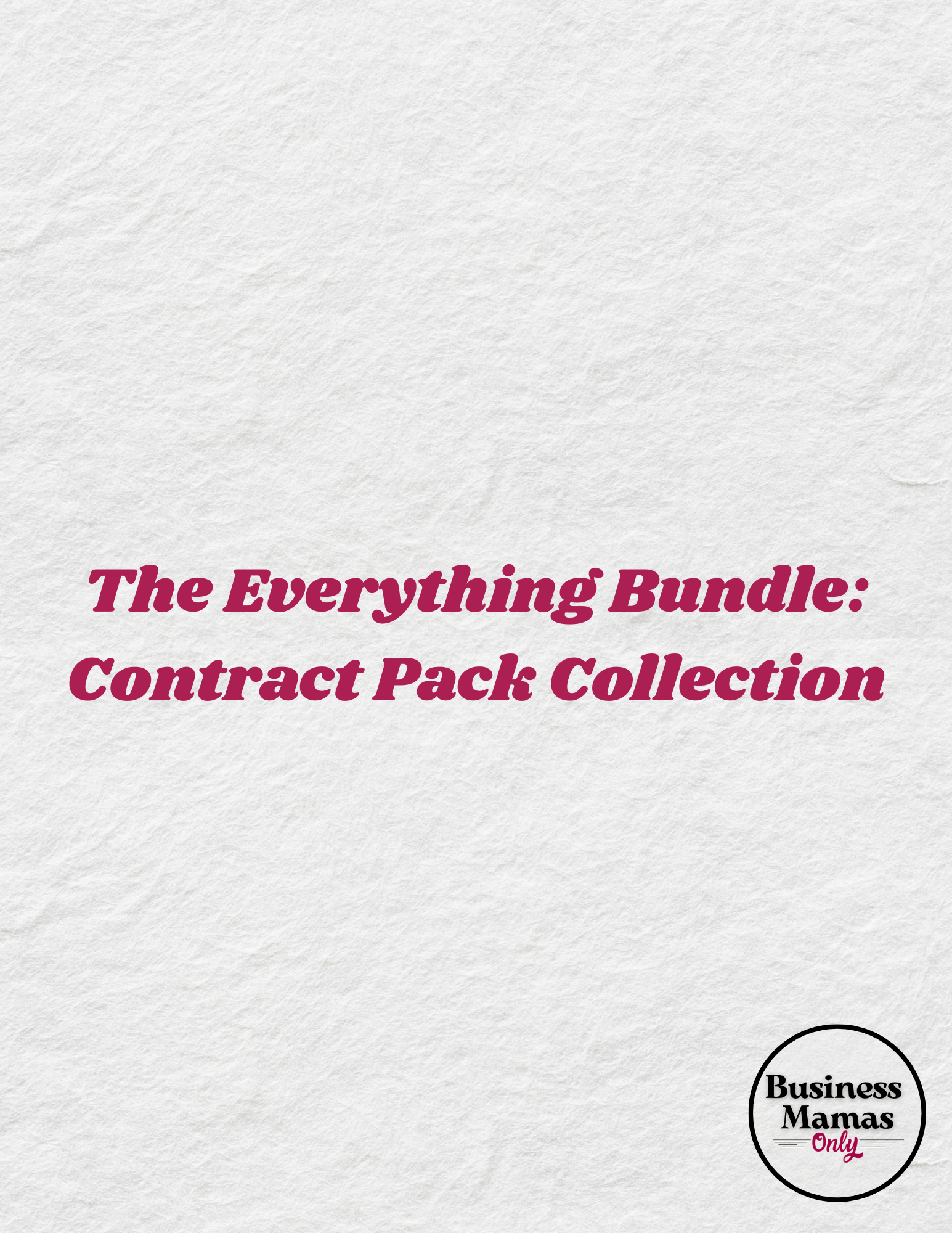 The Everything Bundle: Contract Pack Collection - Payhip