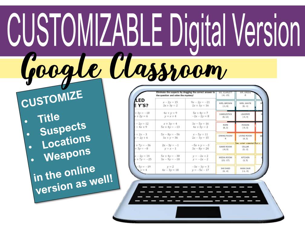 Solving Systems of Linear Equations Mystery Scavenger Hunt PRINT OR DIGITALSolving Systems of Linear Equations Mystery Scavenger Hunt PRINT OR DIGITAL