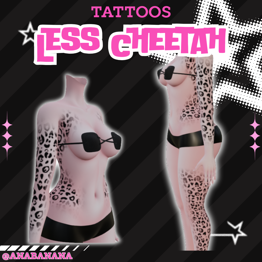 🐆 Less Cheetah Tatts | Vrbase Egirl