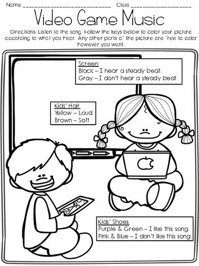 Video Game Music Listening Glyphs