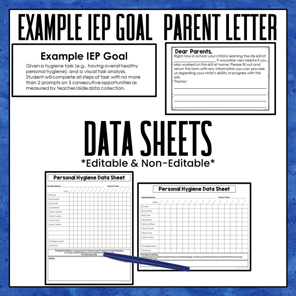 Personal Hygiene Special Education Life Skills Activities