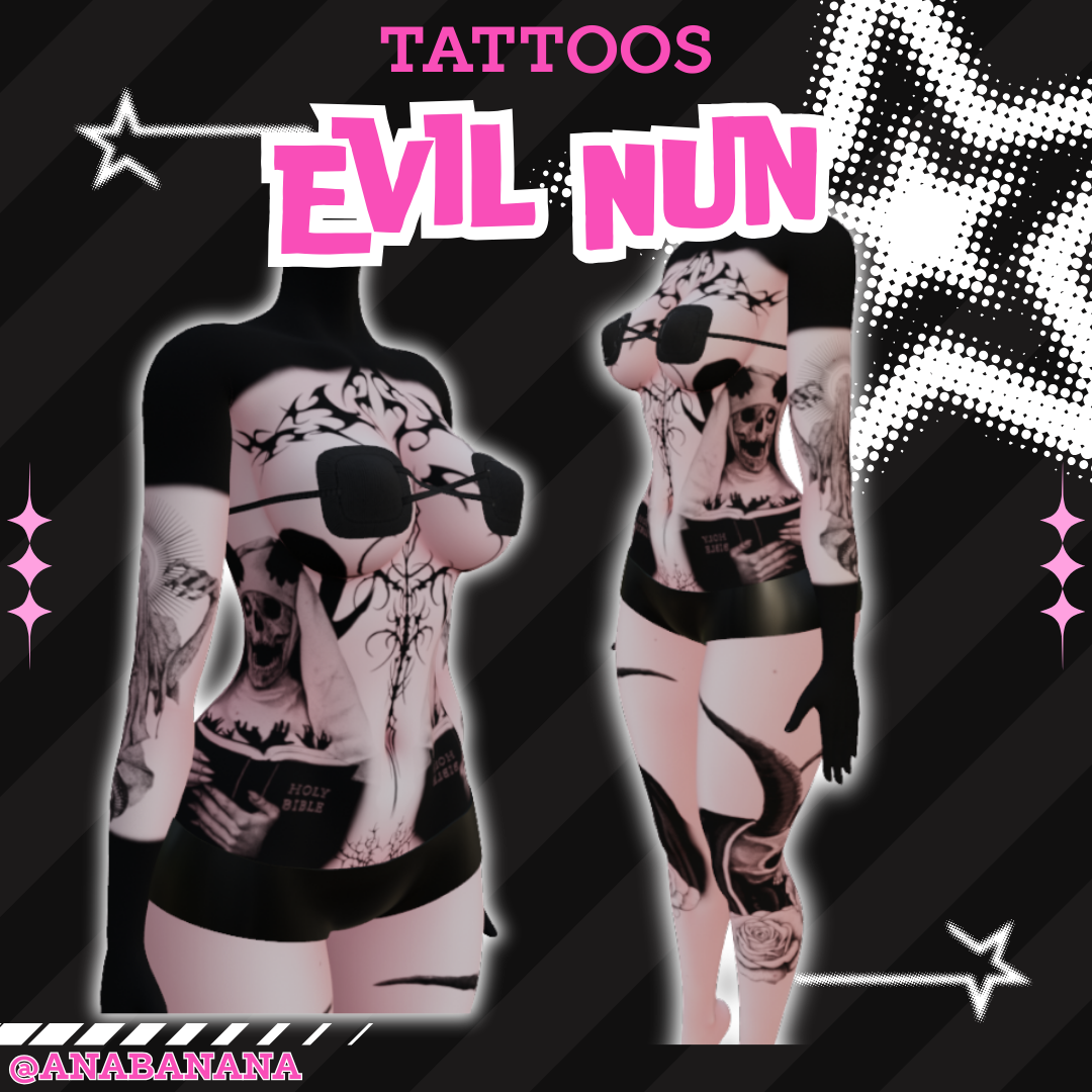 👿 Evil Nun Tatts | Vrbase Egirl