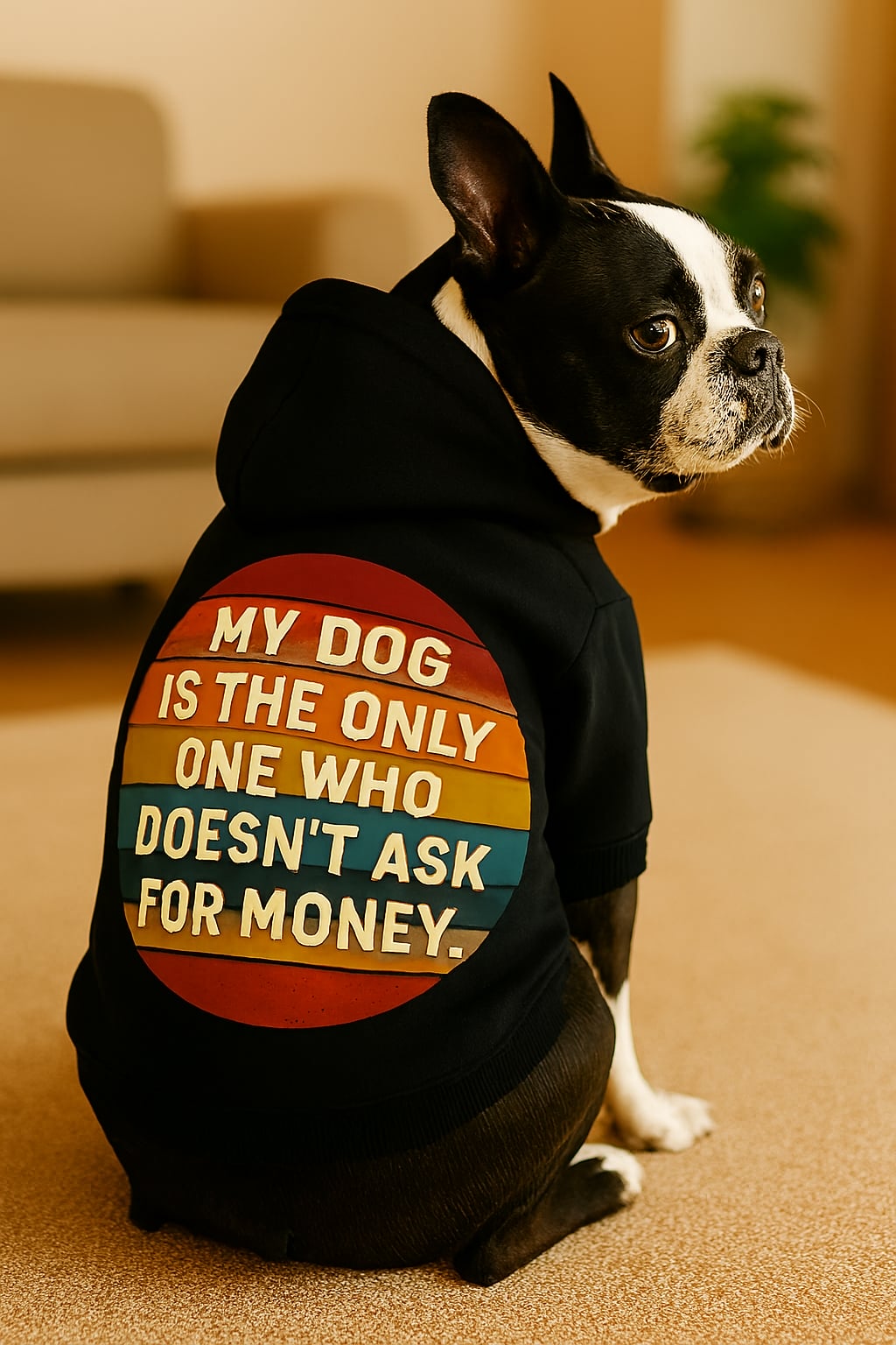 Stylish Dog Hoodie Designs Doesnt Ask for Money