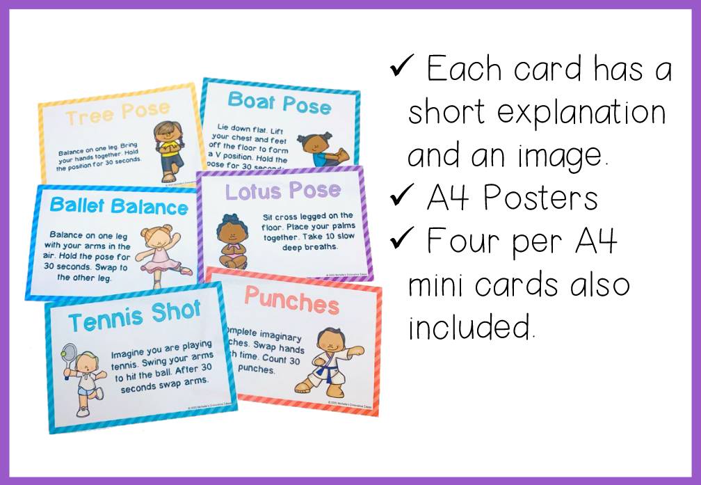 Brain Breaks! Exercise Movement Breaks