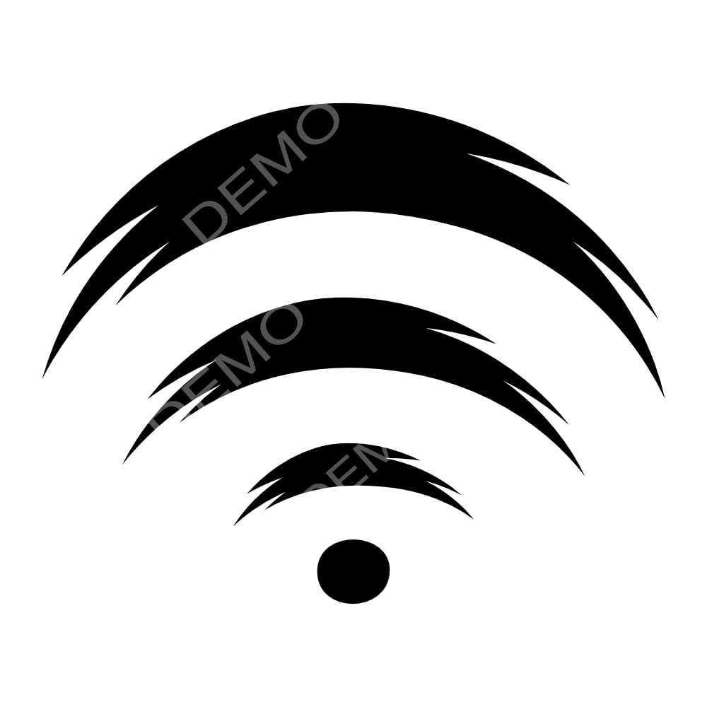 Calligraphy Wi-Fi Sign