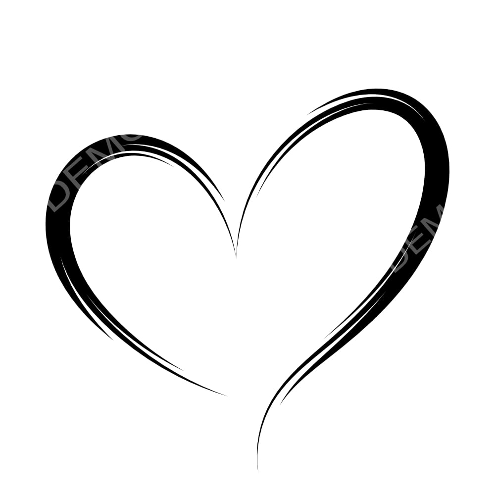 Calligraphic Heart Sign