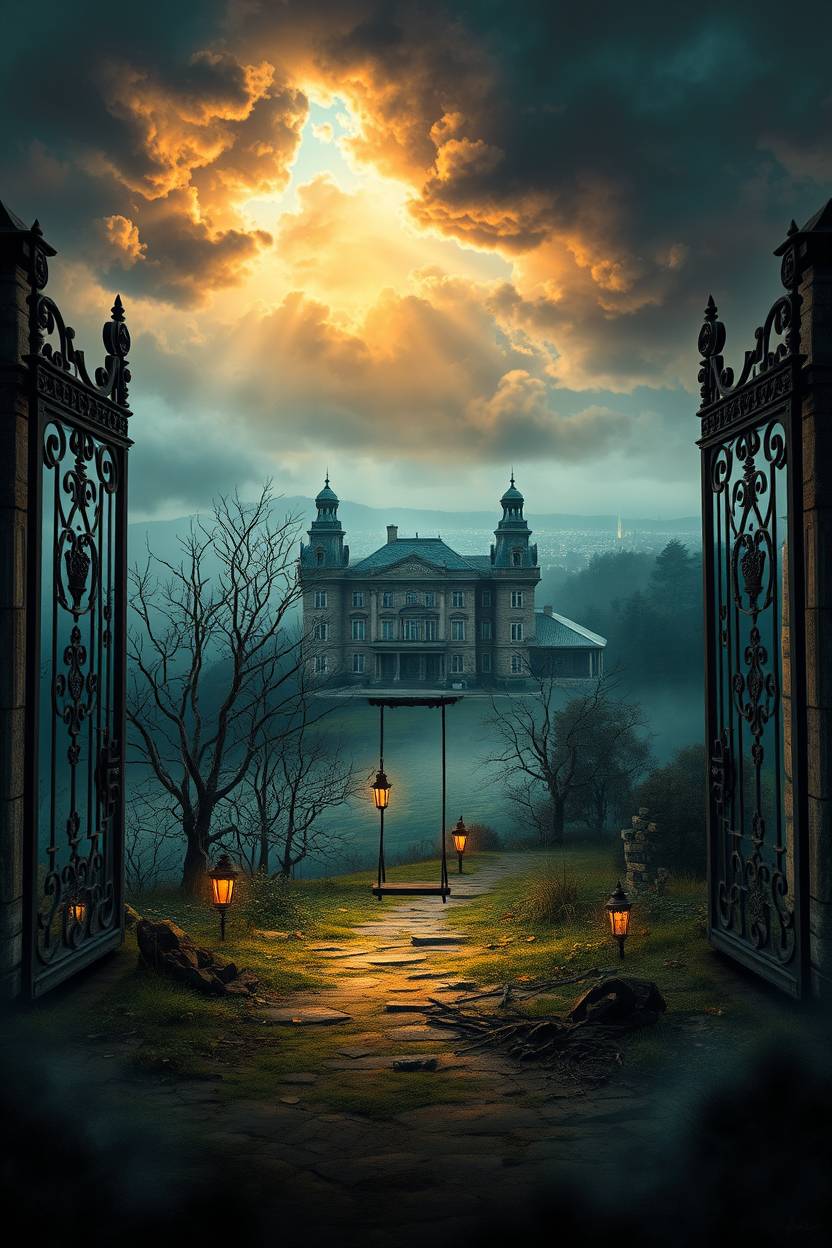 spooky or haunted mansion